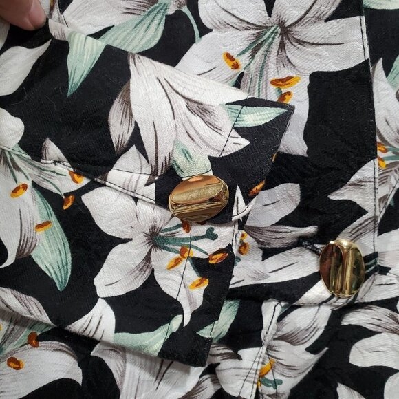 NWT Richard Warren Vintage Women's Floral Jacket Blazer Fitted Short Size 10 - Picture 7 of 15